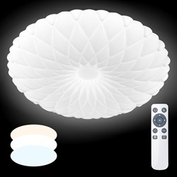 Светильник светодиодный COMFORT ASTRA 55Вт 230В 3000-6500K 4400Лм 385x90мм с пультом ДУ IN HOME